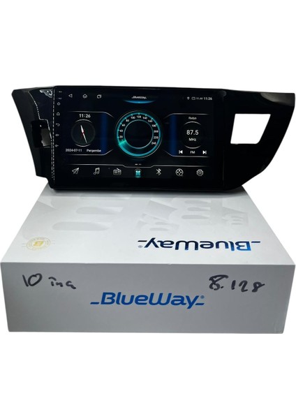 Toyota Corolla 2013-2015 Blueway 8-128 Tam Profesyonel Oem Multimedia