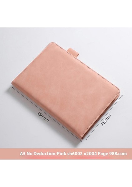 A5 Tokalı Defter Çalışma Ofisi Iş Kırtasiye Defteri Toplantı Kayıt Defteri (Yurt Dışından)