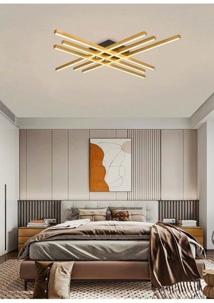 6 Çubuklu Sarı LED Tavan Aydınlatma