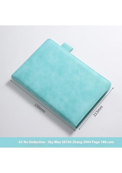 A5 Tokalı Defter Çalışma Ofisi Iş Kırtasiye Defteri Toplantı Kayıt Defteri (Yurt Dışından)