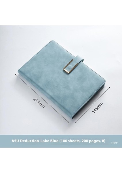 A5 Tokalı Defter Çalışma Ofisi Iş Kırtasiye Defteri Toplantı Kayıt Defteri (Yurt Dışından)