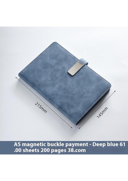 A5 Tokalı Defter Çalışma Ofisi Iş Kırtasiye Defteri Toplantı Kayıt Defteri (Yurt Dışından)