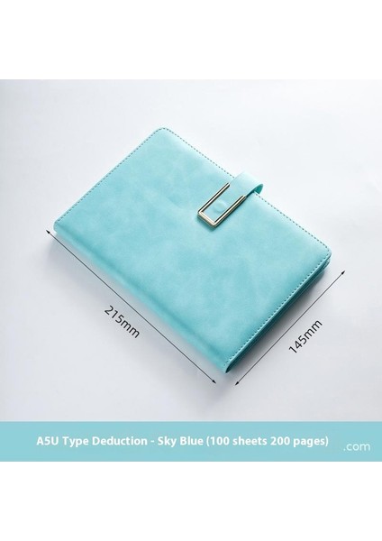 A5 Tokalı Defter Çalışma Ofisi Iş Kırtasiye Defteri Toplantı Kayıt Defteri (Yurt Dışından)