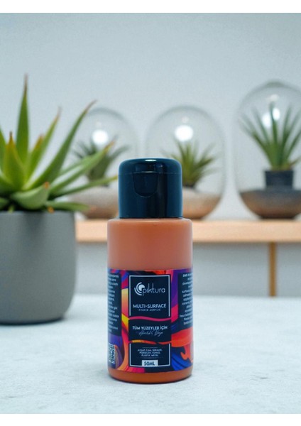 Akrilik Multisurface Boya 50ML Kestane fırsatları