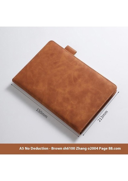 A5 Tokalı Defter Çalışma Ofisi Iş Kırtasiye Defteri Toplantı Kayıt Defteri (Yurt Dışından)