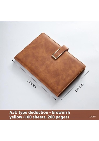 A5 Tokalı Defter Çalışma Ofisi Iş Kırtasiye Defteri Toplantı Kayıt Defteri (Yurt Dışından)