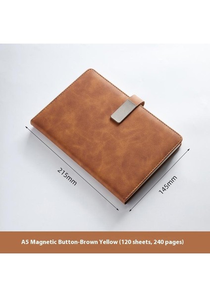 A5 Tokalı Defter Çalışma Ofisi Iş Kırtasiye Defteri Toplantı Kayıt Defteri (Yurt Dışından)