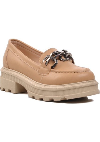 Nude Nut Kadın Günlük Loafer Ayakkabı modelleri