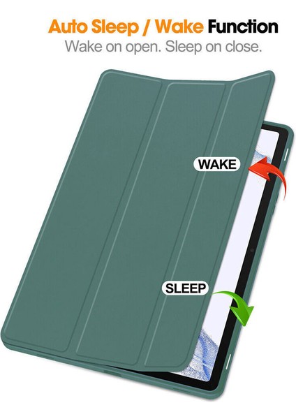 Samsung Galaxy Tab S10 Plus Kalem Şarjına Uygun Kalemlikli Uyku Modlu Stromix Standlı Kapaklı Kılıf Sm- X820 fırsatları