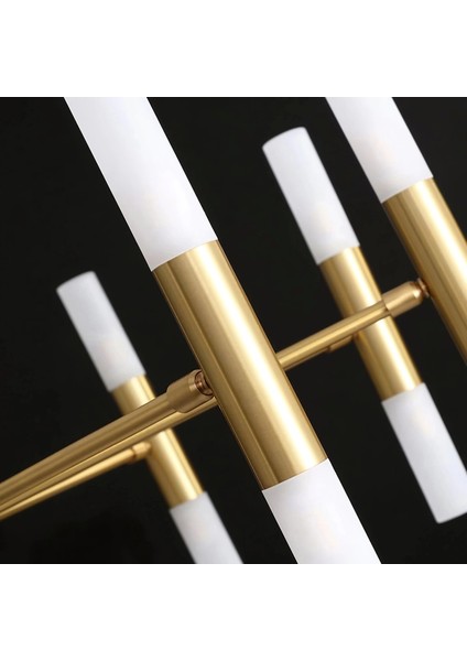 Ledli Plafonyer Modern Aydınlatma Gold Sarkıt Ledli Salon Avize modelleri