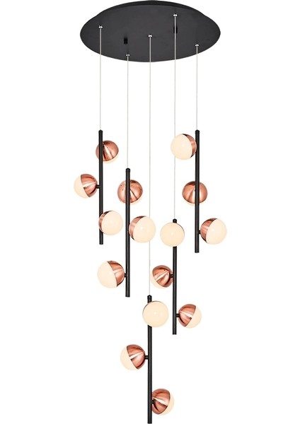 Yuvarlak Ledli Avize