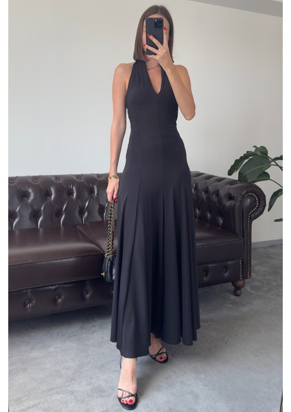 Özel Üretim Premium Elbise- Siyah