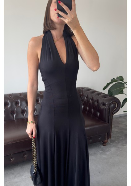 Özel Üretim Premium Elbise- Siyah fiyatları