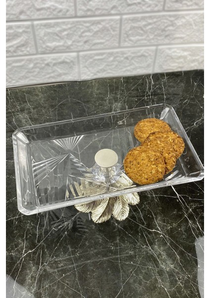 Büyük Boy Madlen Cam Sunumluk, Metal Ayaklı Şık Servislik modelleri