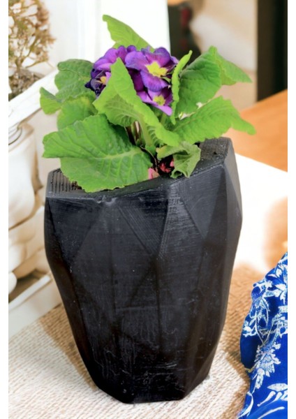 El Yapımı Saksı Premium Kalite Dekoratif Saksı Uzun Poly fırsatları