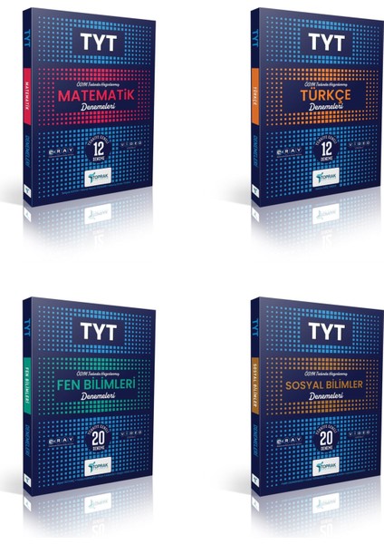 Toprak 2025 Tyt Matematik + Türkçe + Sosyal + Fen Deneme Seti 4 Kitap