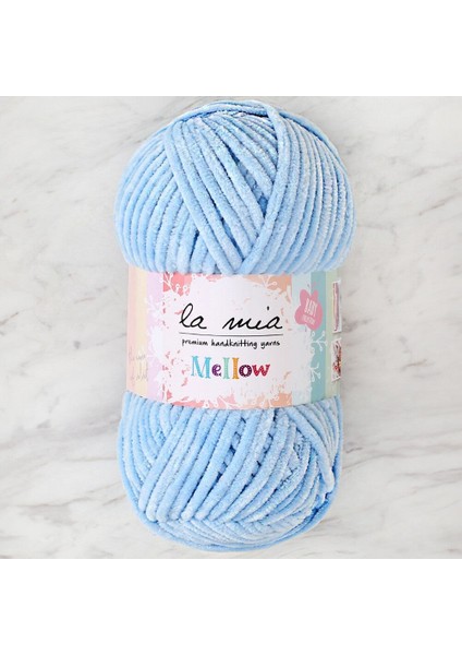 Mellow Bebe Mavi El Örgü Ipi - 907 - 34156