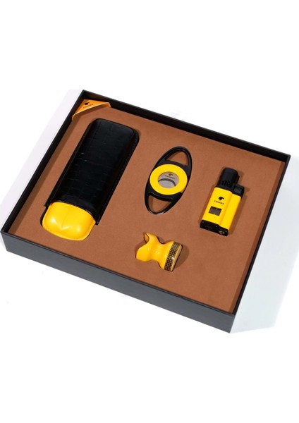 Cohıba Puro Seti 4 Parça Sarı-Siyah CST0266 fiyatları