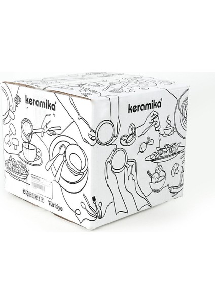 Ege Mat Siyah Yemek Takımı 12 Parça 4 Kişilik indirimleri