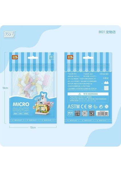 8601 Mikro Blok Çanta Pet Shop