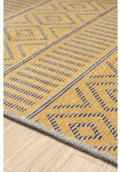 Ares Hardal Gri Halı Yıkanabilir Kaymaz Taban Şönil Kilim Dokuma Pamuk Taban Kilim NV16 100 x 200 cm indirimleri