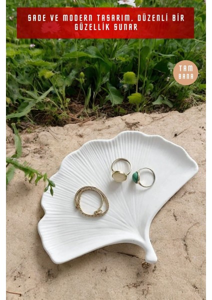 Siyah Sunumluk Takı Tabağı Dekoratif Tepsi Obje Ev Dekorasyon Model 19