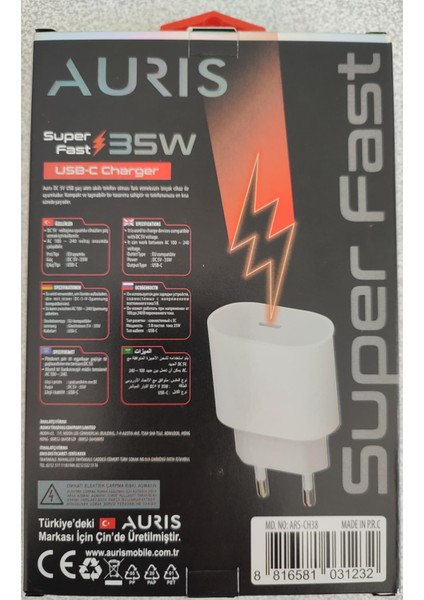 ARS-CH38 35 W Iphone 15 Usb-C To Usb-C Şarj Başlığı modelleri