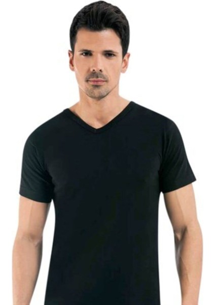 Kısa Kollu V Yaka Termal Üst Içlik