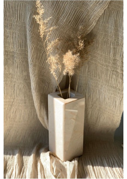 Bej Doğal Mermer Vazo, Şık ve Zarif Ev Dekorasyonu Için Ideal Seçim modelleri