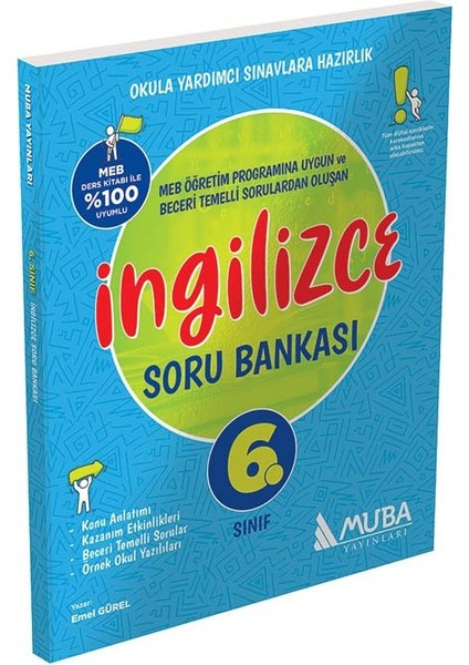 Muba 2026 6. Sınıf Ingilizce Soru Bankası Yeni Müfredata Uygundur