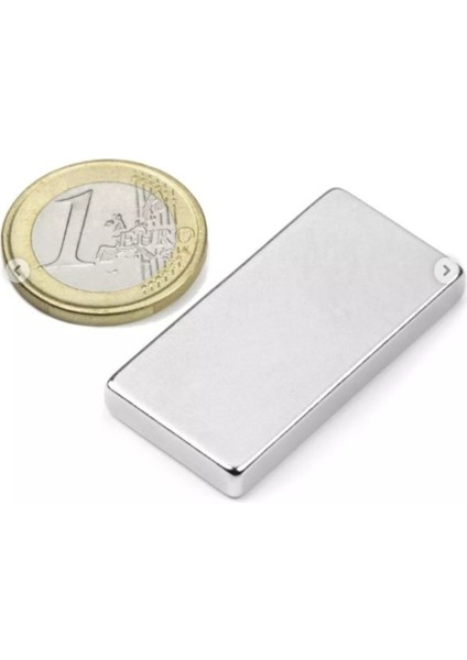 40X25X5MM Köşeli Neodyum Mıknatıs Güçlü ve Dayanıklı