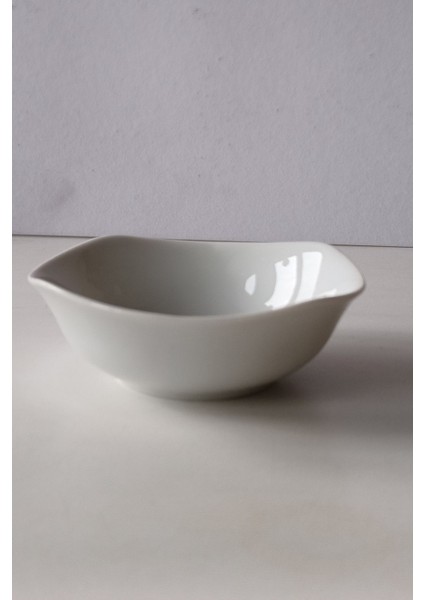 Beyaz 4'lü Porselen Çerezlik Seti, 13CM, Şık ve Kullanışlı. modelleri