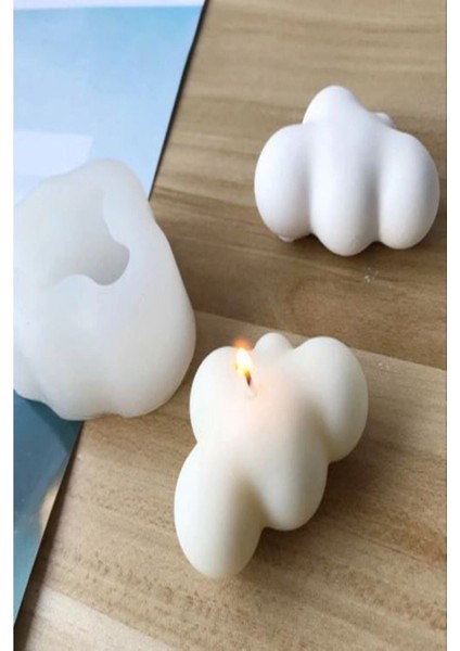 Bulut Mum Kalıbı(Silikon Kalıp)