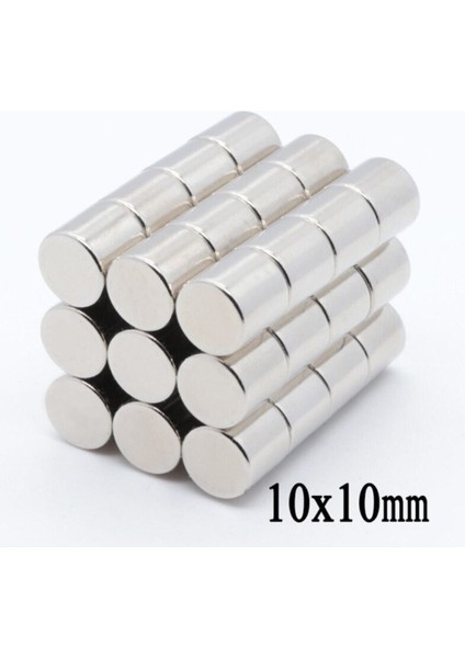 Güçlü Neodyum Silindir Mıknatıs 10X10 Mm, Dayanıklı ve Kaliteli Takım fırsatları