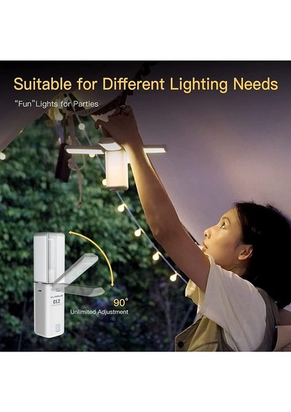 Cl2 - 10400 Mah Powerbank Kapasiteli Katlanabilir Kamp Lambası, 360° Aydınlatma fırsatları