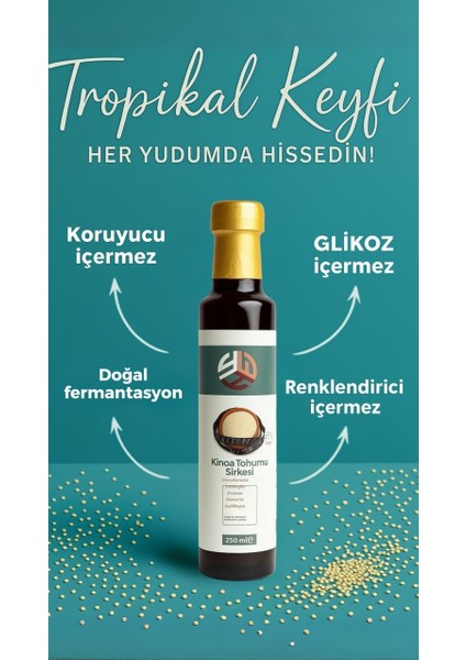 Kinoa Tohumu Sirkesi 250 ml modelleri