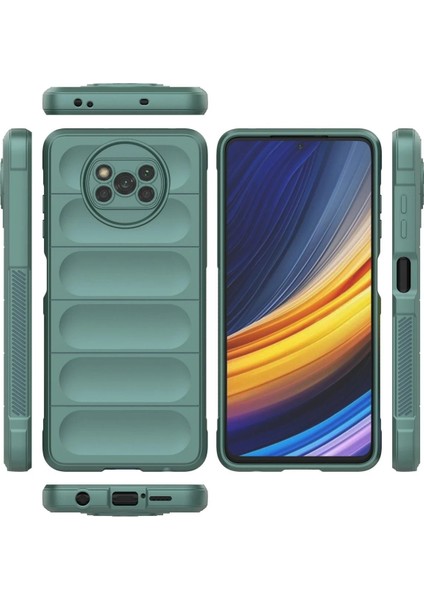 Newface Xiaomi Pocophone X3 Kılıf Optimum Silikon - Koyu Yeşil modelleri