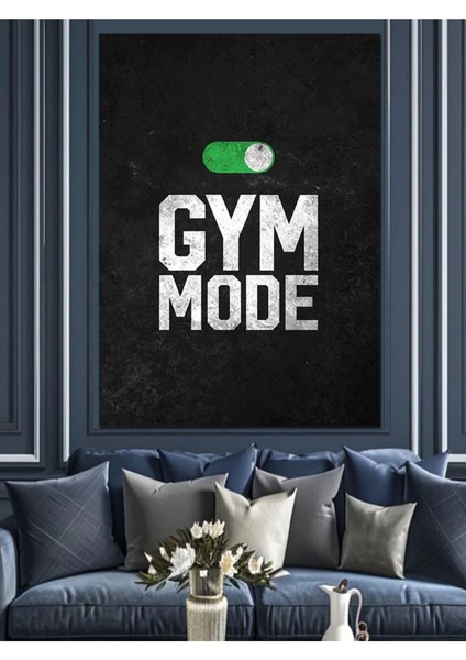 Renkli Fitness Temalı Dekoratif Kanvas ve Ahşap Tablo, Dinamik ve Enerjik Tasarım fırsatları