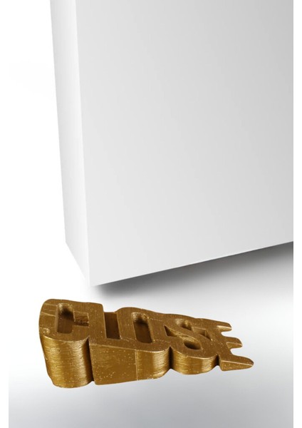 Kapı Stoperi Altın Eskitme Renk Dekoratif Kapı Tutucu Durdurucu Close Model indirimleri