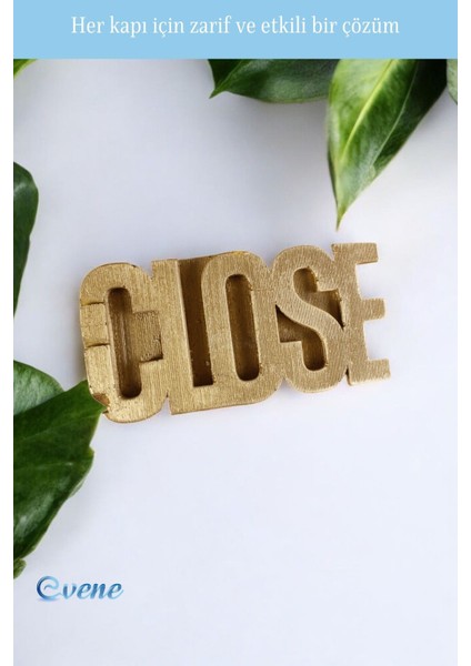 Kapı Stoperi Altın Eskitme Renk Dekoratif Kapı Tutucu Durdurucu Close Model