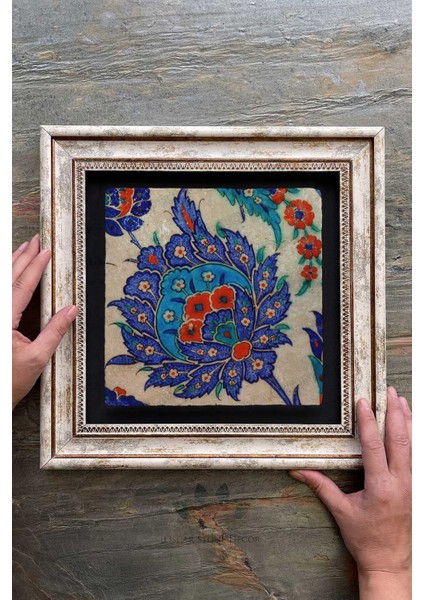 30X30 cm Renkli Taş ve Seramik Desenli Duvar Dekoru, Şık ve Modern Görünüm Sağlar fiyatları