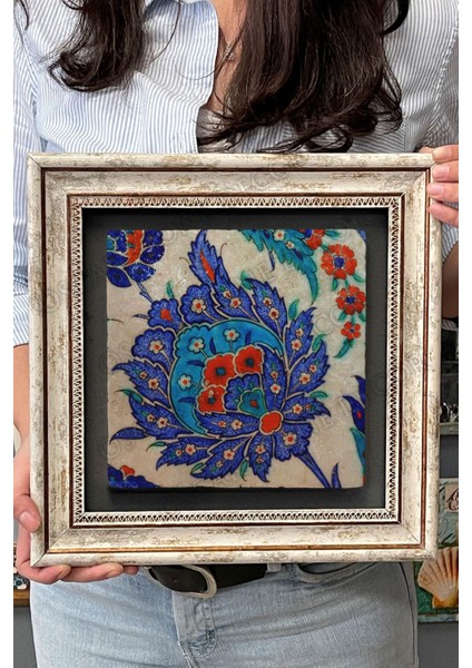 30X30 cm Renkli Taş ve Seramik Desenli Duvar Dekoru, Şık ve Modern Görünüm Sağlar fırsatları