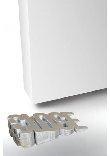 Kapı Stoperi Gümüş Renk Dekoratif Kapı Tutucu Durdurucu Close Model indirimleri