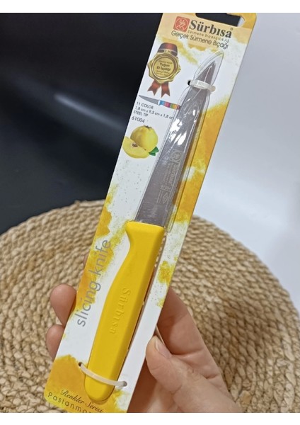 Sürbisa 61004 Sebze Bıçağı Sarı 1 Koli (12 Adet) modelleri
