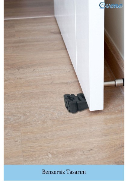 Kapı Stoperi Siyah Renk Dekoratif Kapı Tutucu Durdurucu Close Model