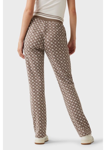 New Aggie 4g Logo Baskılı Regular Fit Jogger Pantolon V5YB20KB212 Bayan Pantolon V5YB20 KB212 P8HI modelleri