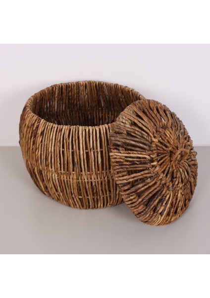 Mylamp Babil Kapaklı Doğal Abaka 45X34 cm Sepet fırsatları
