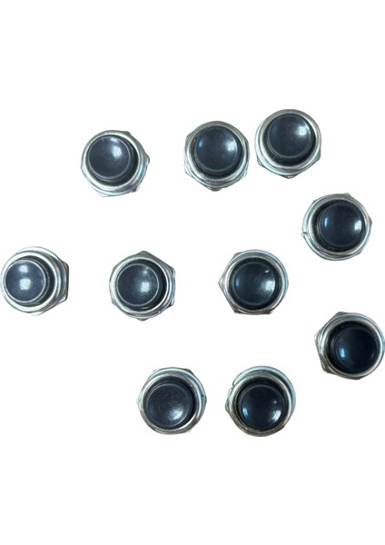 Korna Düğmesi Siyah Metal 10 Adet Fiyatıdır