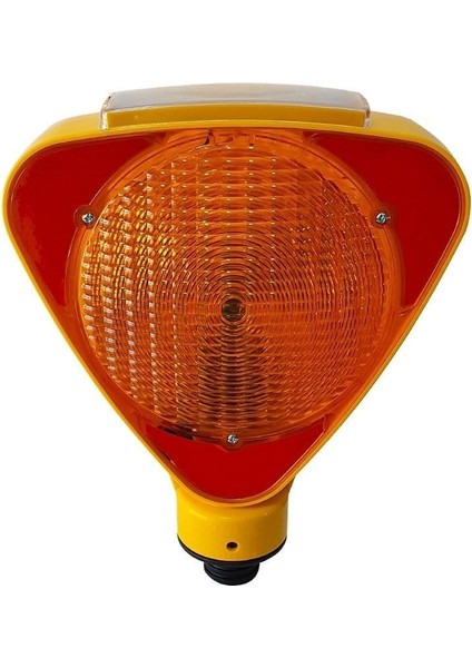 Sarı Solar Flaşörlü Ledli Lamba