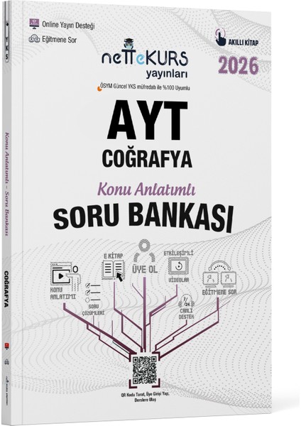 Ayt Coğrafya Konu Anlatımlı Akıllı Soru Bankası E-Kitap
